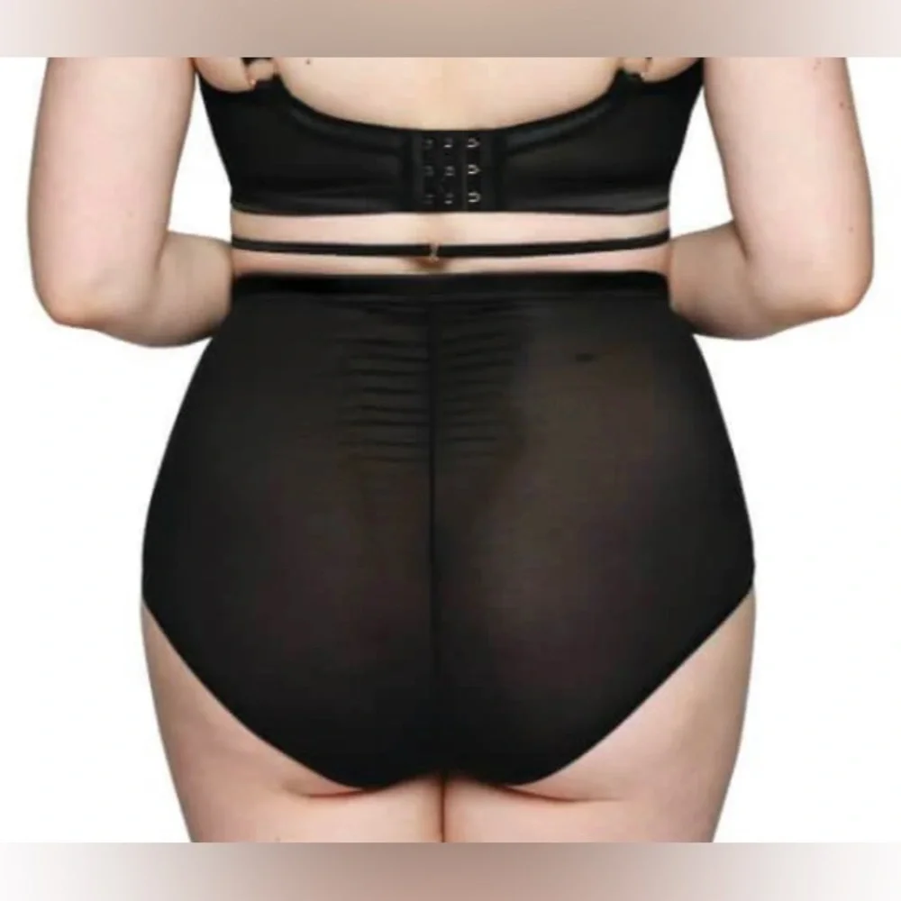 Scantilly by Curvy Kate Censored Black High Waist Brief